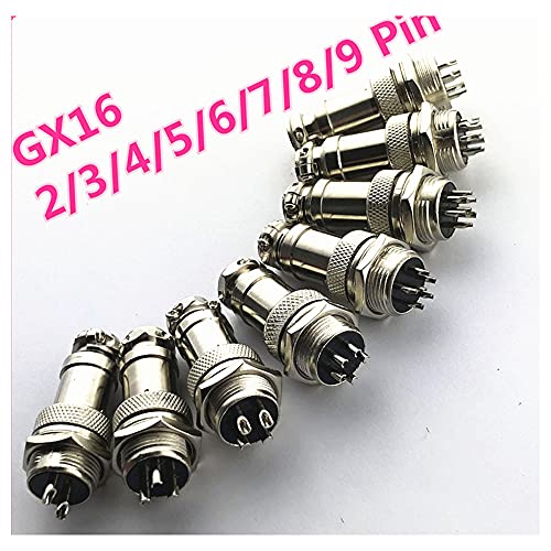 1set GX16 2/3/4/5/6/7/8/9 Pin Male + Female L70-78 16 Тел Panel Околовръстен Connector with Cap Авиационна Connector Socket