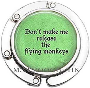 Не заставляй ме пусне на летящите маймуни-Кука за чанта на Летящите маймуни-Цитат на Бижута - Вдъхновяващи бижута-MT041 (W1)