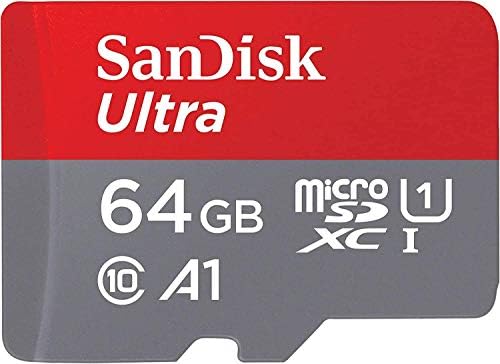 Ultra 64GB microSDXC Работи за Задъхвам Discover Plus Проверени SanFlash и Пясък (A1/C10/U1/8k/120MBs)
