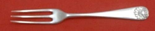 English Shell By James Robinson Sterling Silver Salad Fork 3-Tine 6 1/2
