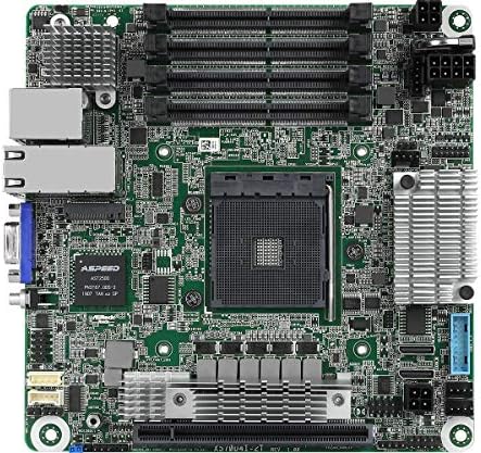 ASRock Rack Mini-ITX Сървърна дънна платка AM4 PGA 1331 X570 AMD Ryzen 3-то поколение Процесори Модел X570D4I-2T