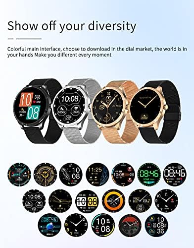 Smart Watch for Men Women, Smartwatch with Blood Кислород Saturation and Heart Rate Monitor Fitness Tracker Waterproof