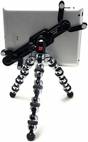 iShot G7 Pro Метален iPad Pro 12,9 10,5 9,7 Универсален апарата на статив Притежателя Адаптер + 360° Въртящ топка корона + TigerPOD Гъвкава поставка за статив, работи с чехлами, съвмести