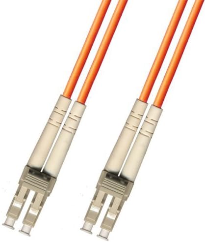 Мулти-режим пълен дуплекс оптичен кабел с дължина 0,2 метра (7 ИНЧА) (62,5/125) - LC to LC - Оранжев