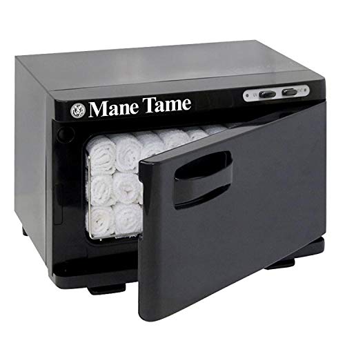 Mane Tame Professional Barber Mini Towel Warmer With UV - Pre-Hot Towel Лицето Shave Mini Cabinet удобно подходящ (11) 15 x 28 Кърпи
