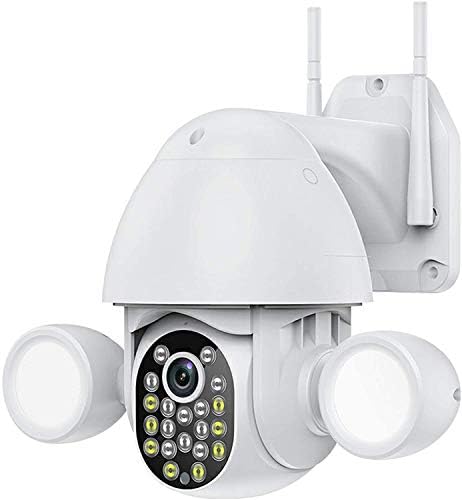 KK-mall Smart Sasha Lighting Camera Smartlife Flooding Light, HD Outdoor Security Camera, Водоустойчив IP66, Автоматично