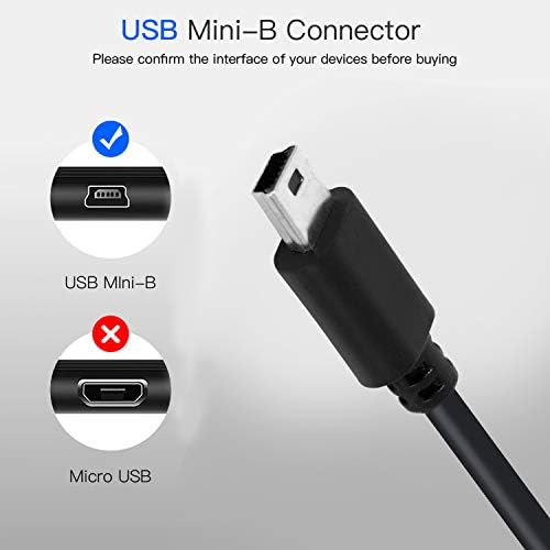 Mini USB OTG Кабел за цифрови фотоапарати - USB A Female to Mini USB B 5 Pin Male Cable Adapter