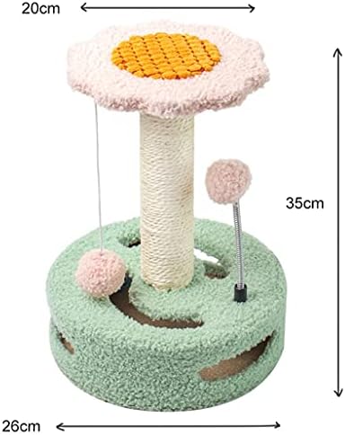 ZYXRGS Cats Scratcher Cats Tree Tower Condo Furniture Cats Climbing Frame Pared Scratching Post for Cats Scratcher Board