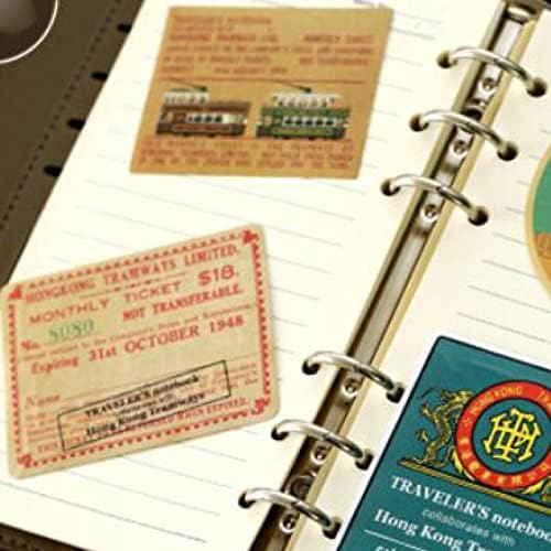1 опаковане./лот Япония Пътуване Дневник САМ Многофункционален Печат на Хартия Стикери Пакет Подарък Печат Люспи Офис