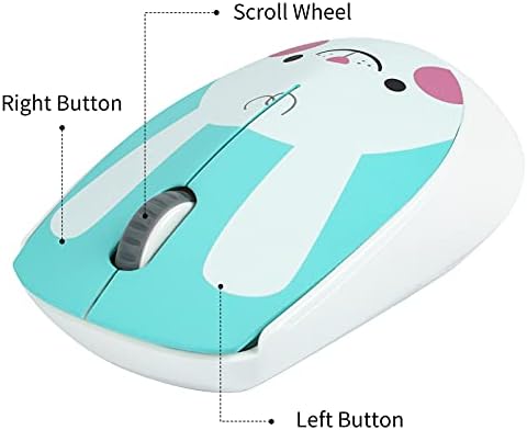 3C Light 2.4 GHz Wireless Mouse Сладко Silent Portable Wireless Mouse Optical Mouse Cartoon Computer Mouse 3 Adjustable