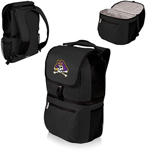TIME PICNIC NCAA East Carolina Zuma Pirates Insulated Cooler Backpack, черен (634-00-175-874-0)
