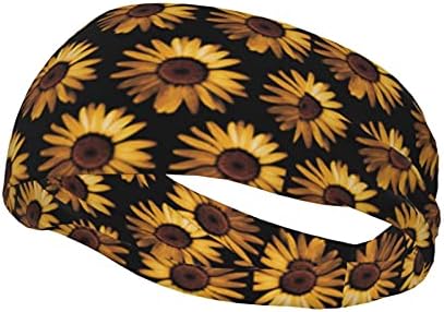 Мъжки Sweatbands Скъпа Sunflower Flower Многофункционална Спортна Превръзка На Главата Унисекс Спортни Гривни