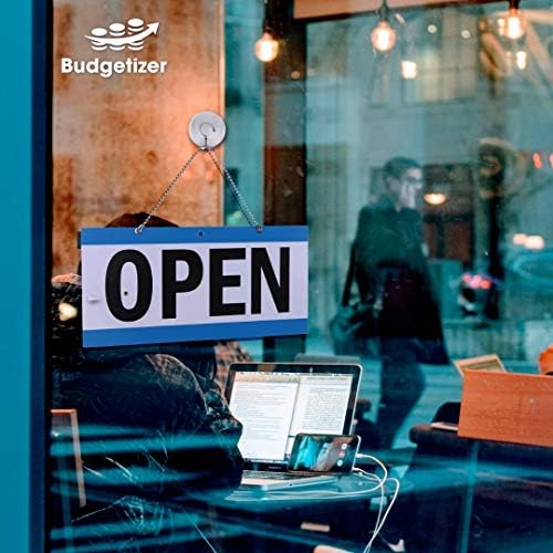 Business Hour Open Closed Sign – Bundle of Office Hours Sign Will Return Clock with Гадно Cups for Door, Window Business