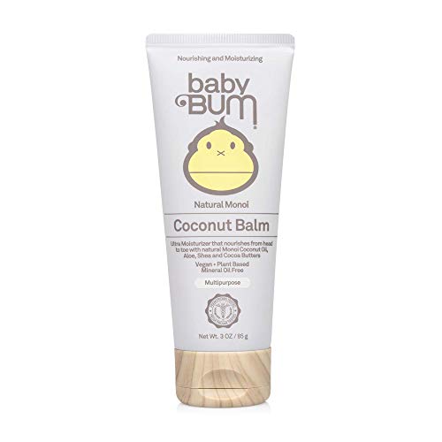 Baby Bum Monoi Coconut Balm | Естествена Многофункционално Овлажняващ Кокосово масло за чувствителна кожа с масло от шеа