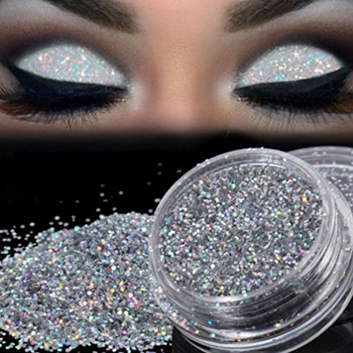 Exteren Блестящи Makeup Glitter Loose Powder EyeShadow Silver Eye Shadow Pigment