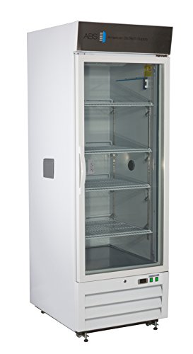 BioTech American Supply ABT-CS-23 Стандартен Хроматографски хладилник със стъклена врата, капацитет 23 куб. метра, бял
