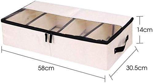 DOUP Storage Box - Памучен и Бельо Сгъваема Кутия Чанта За Съхранение Удебелена Тъканно Скоростна Пылезащитная Кутия За
