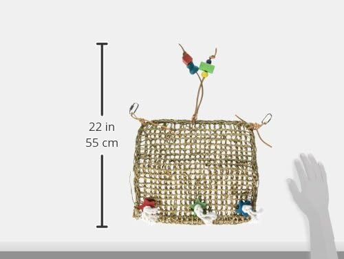 Penn Plax, Bird Life, Natural Weave Cage Climbing Exerciser Mat Bird Toy 13.75L x 13.75W