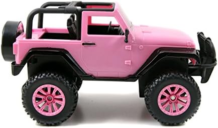 Jada Toys GIRLMAZING Big Foot Jeep R/C Vehicle (мащаб 1:16), Розов