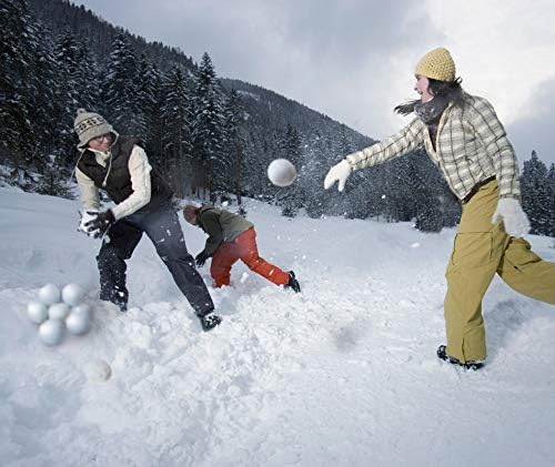 LinsonK 20-Pack Snow Toy Balls for Kids Outdoor Indoor Plays Artificial Snow Toy Balls Fight Game Лъжливи Snow Toy Balls