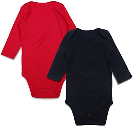 Детско Боди 2-Pack Solid Colors Newborn Boy Girl Outfit 0-24 Months