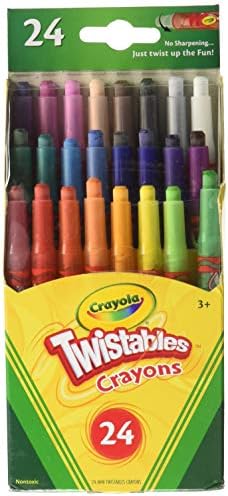 Crayola Twistables Mini Crayons 24 ea (опаковка от 2 броя)