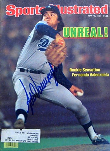 Valenzuela, Fernando 5/18/81 списание с автограф