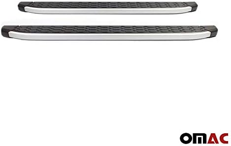OMAC Алуминиеви крака Nerf Bars 2 бр. | Подходящ За Hyundai Santa fe Kia Sorento 2012-2018 Страничната Стъпка Бар Релса