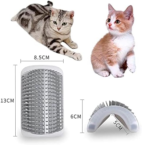 RT Cat Самостоятелно Groomer, Cat Soft Grooming Brush, Cat Face Scratcher, Wall Corner Massage Комбс, Wall Corner Groomers,