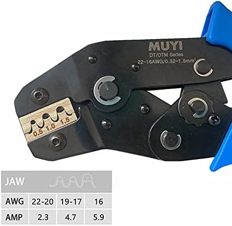 MUYI 5 Kit 6 Pin Way Конектор серия DT и Запресоване пакет Серия DT