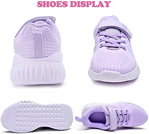 YYZ Girls Tennis Shoes – Star Kids Sneakers Non Slip Comfortable Light Дишаща for Walking Trial Running Фитнес Атлетик Sport