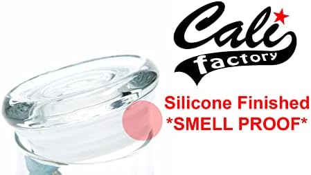 CaliFactory Unicorn Design PopTop Jar Glass Premium Jar Herb Storage Container (Комплект от 6 теми)