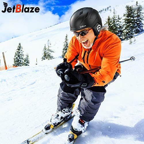 JetBlaze Ски Каска, Снежна Спортен Каска, Сноуборд Каска за Мъже, Жени, Младежи