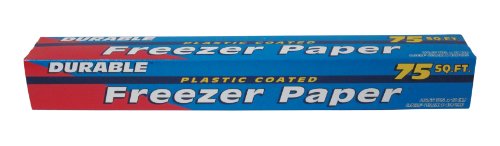 Здрава опаковка на руло хартия замораживателя HFREEZ7512 покрити с пластмаси хартия, 18 широк, 75 кв. фута (опаковка от 12)
