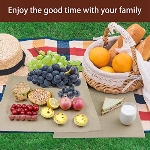 Happyyami Kraft Food Paper Liners Kraft Brown Wrapping Paper Roll for Food Picnic Butcher Bbq Briskets Smoking Wrapping