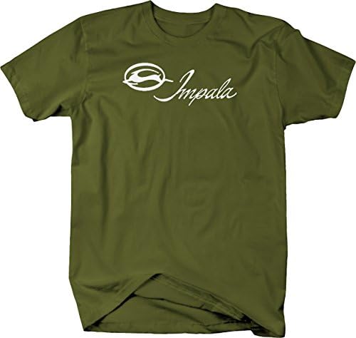 Muscle Car Impala Vintage Classic Car Emblem Graphic T Shirt for Men