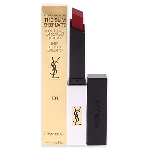 Yves Saint Laurent Rouge Pur Couture The Slim Sheer Matte Lipstick - 101 Rouge Women 0.07 грама