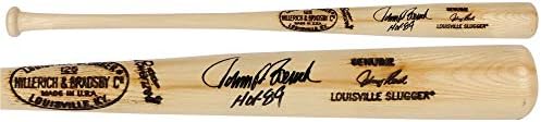 Джони Bench Cincinnati Maya Autographed Забавно Louisville Slugger Game Model Прилеп withHOF 89 Надпис - Автограф MLB
