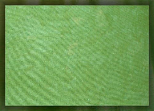 Ръчно рисувани 14 графики тъкан Aida, плат за кръстат бод (Zweigart) - 35 x 41 - Грени Смит Apple Green