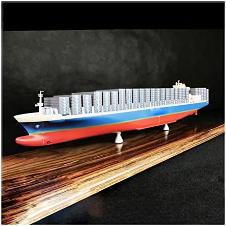 LSXLSD 65cm Container Ship Model Bulk Container ABS Material Large Ship Model (Цвят : зелен)