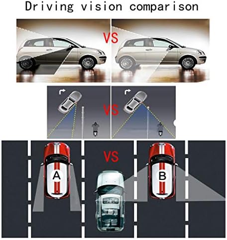 HWHCZ Blind spot Mirrors Parking aid Mirror,Съвместим с огледала Blind spot KIA Magentis,Ротация на 360°, Устраняющее слепи петна, 2 опаковки (размер : C)