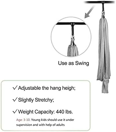 TANGIST Sensory Swing for Children(Hardware Included) with Special Needs Snuggle Hanging Прегръдка Hammock for Аутизъм,