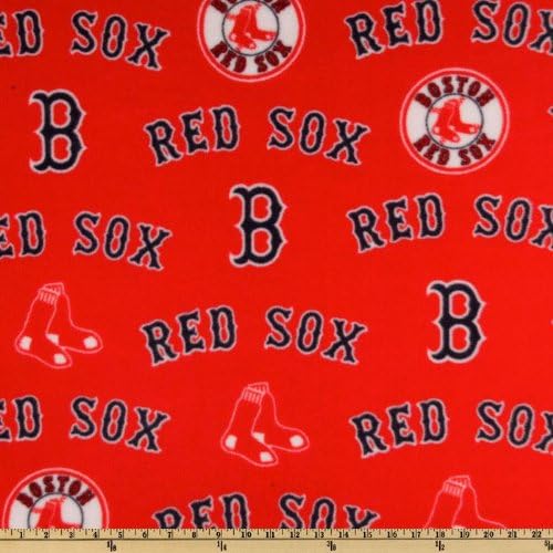 MLB Fleece Boston Red Sox Allover Red, Плат в Двора
