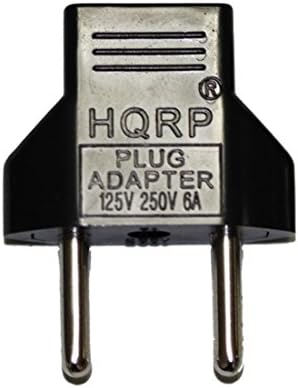 Адаптер за променлив ток HQRP е Съвместим с Anker SoundCore Nano/Mini/Sport ; PowerCore+ Mini ; Astro E1 ; Anker LC90 / LC40 / LC130, захранващия кабел [UL Listed] + Адаптер Euro Plug