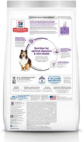 Hill ' s Science Diet Суха Храна за кучета, Възрастни, Чувствителен Стомах и Кожа Рецепти