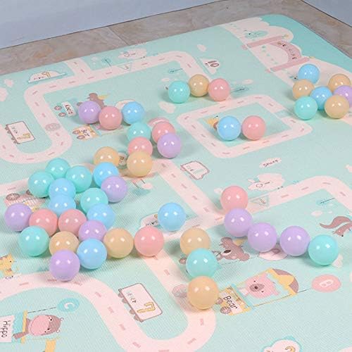 xianshi Детски Топки, Меки Пластмасови Sea Balls Plastic Baby Pool, Пластмасови Топки, Цветни Crush Доказателство Balls