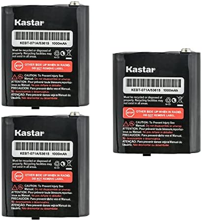 Kastar 3-Pack 53615 Батерията е Съвместим с Motorola Уоки Talkies Двустранно радио MJ270R, MJ27OR, FRS-4002A 4002A, HKNN4002,