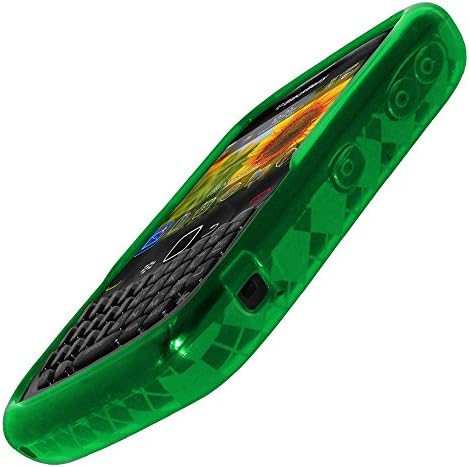 Amzer Luxe Argyle Skin Case за BlackBerry Curve 8520-Зелен