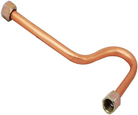 1pcs Metal Air Compressor Exhaust Tube, for Air Compressor,Exhaust tube Accessories, Hex Nut 16 mm/0.6 in Inner Diameter
