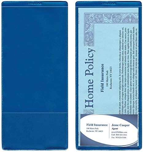 StoreSMART - Пластмасов полица/Притежателите на билети Тото с джоб за визитка - Single Unit - INS30-LB-Light Blue 1